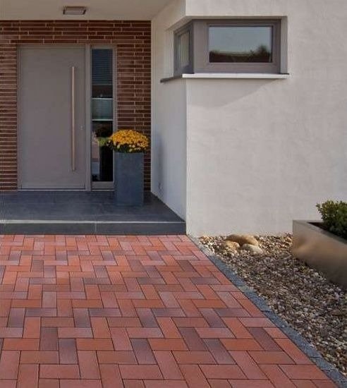 Rubber paver flooring