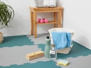rubber flooring cleaning
