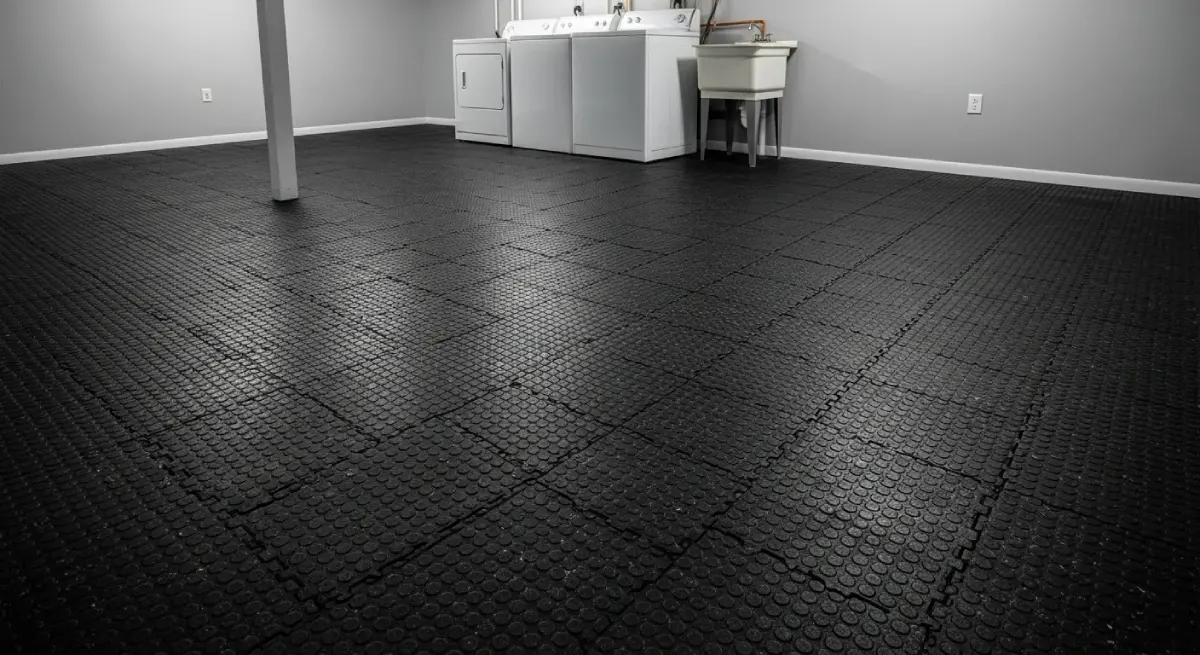Basement rubber flooring in Dubai UAE