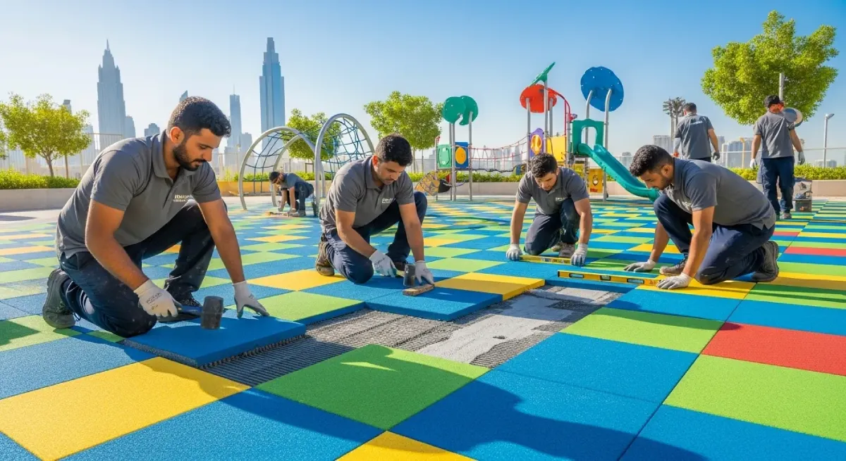 Playground Rubber Flooring 